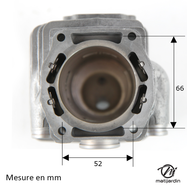 Cylindre piston pour découpeuses Stihl TS700, TS800. Diamètre 56 mm