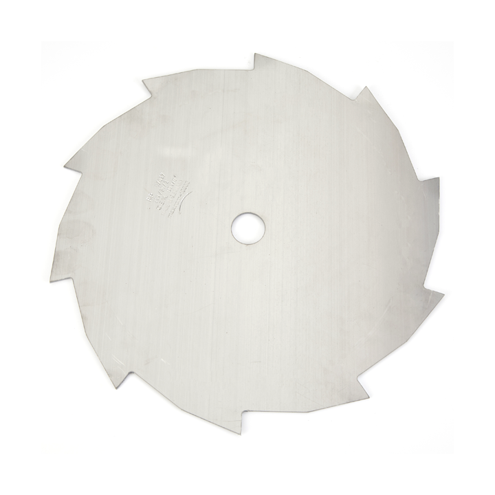 Lame disque 10 dents débroussailleuse. Ø 250 mm. Alésage 20 mm. Epaisseur 2 mm