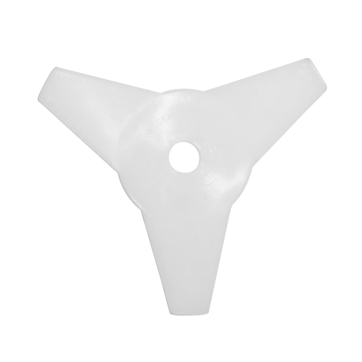 Lame nylon 3 dents débroussailleuse. Ø 250 mm. Alésage 25,4 mm. Epaisseur 3,5 mm