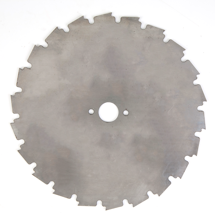 Lame disque 22 dents débroussailleuse. Gouges dentés. Ø 200 mm. Alésage 20 mm. Epaisseur 1,6 mm