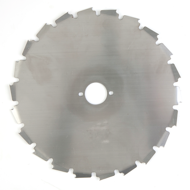 Lame disque 22 dents débroussailleuse. Gouges dentés. Ø 200 mm. Alésage 25,4 mm. Epaisseur 1,6 mm