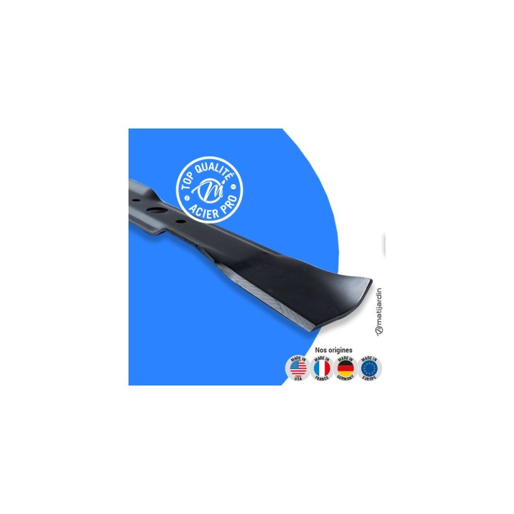 Lame tondeuse pour John Deere LX279. N° M139976. Coupe 54,4 cm