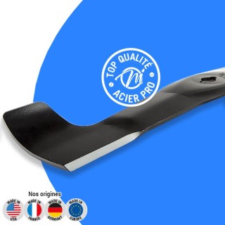 Lame tondeuse pour John Deere LTR155. N° M148243RT. Coupe 55,4 cm