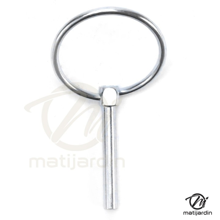 Goupilles clips anneau sécurité x10. Ø 6 x 45 mm