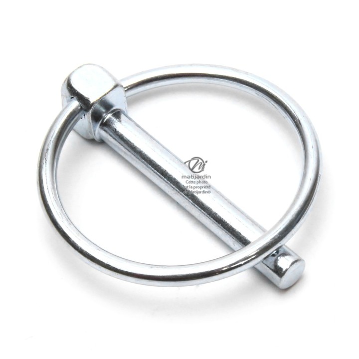 Goupilles clips anneau sécurité x10. Ø 6 x 45 mm