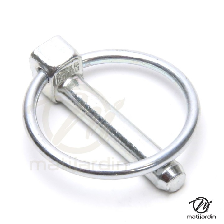 Goupille clips anneau sécurité. Ø 8 x 40 mm