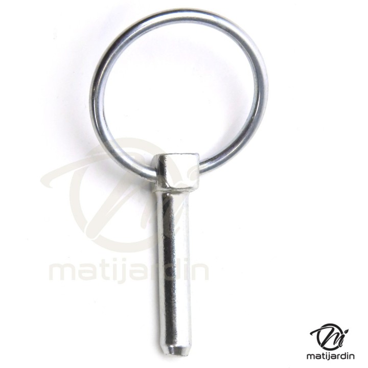 Goupille clips anneau sécurité. Ø 8 x 40 mm