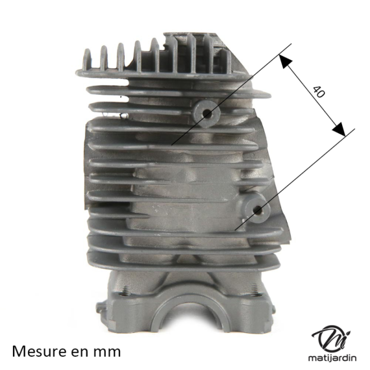 Cylindre piston pour tronçonneuse Stihl MS181 CBE. Diamètre 38 mm