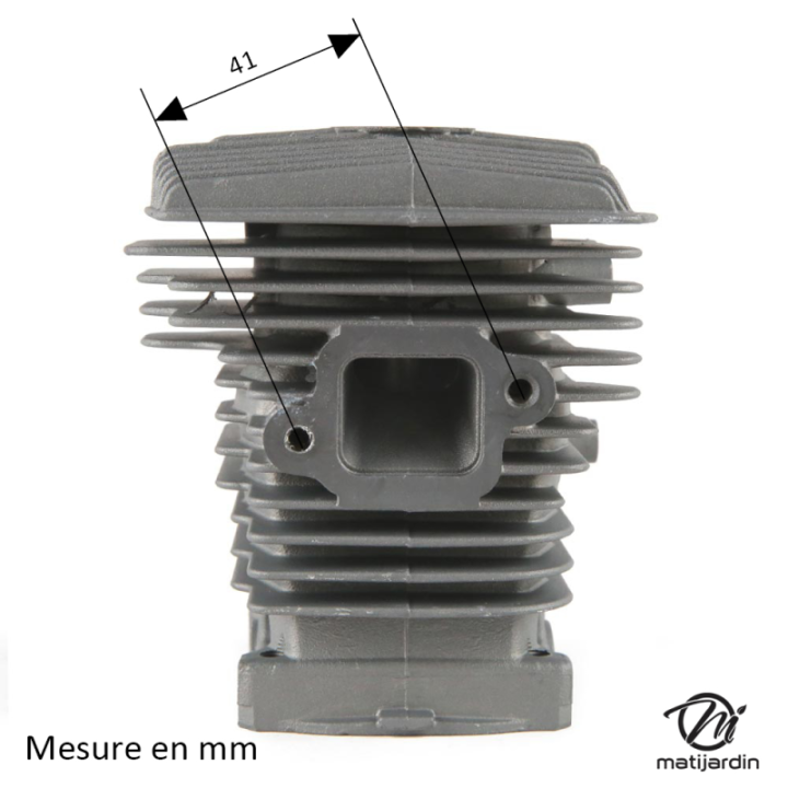 Cylindre piston pour tronçonneuse Stihl MS181 CBE. Diamètre 38 mm