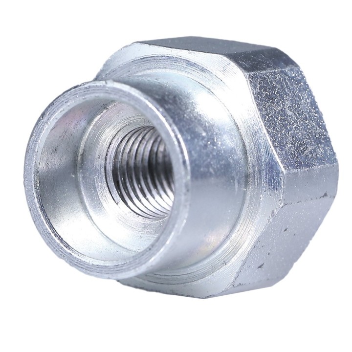 Adaptateur pour tête débroussailleuse Super Pro Tecomec. Femelle. Ø 10x1.00. Pas à gauche