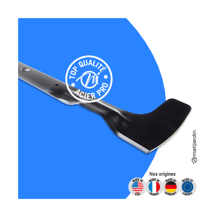 Lame tondeuse pour Iseki Cut Master CM65. N° 84109501/0. Coupe 62 cm