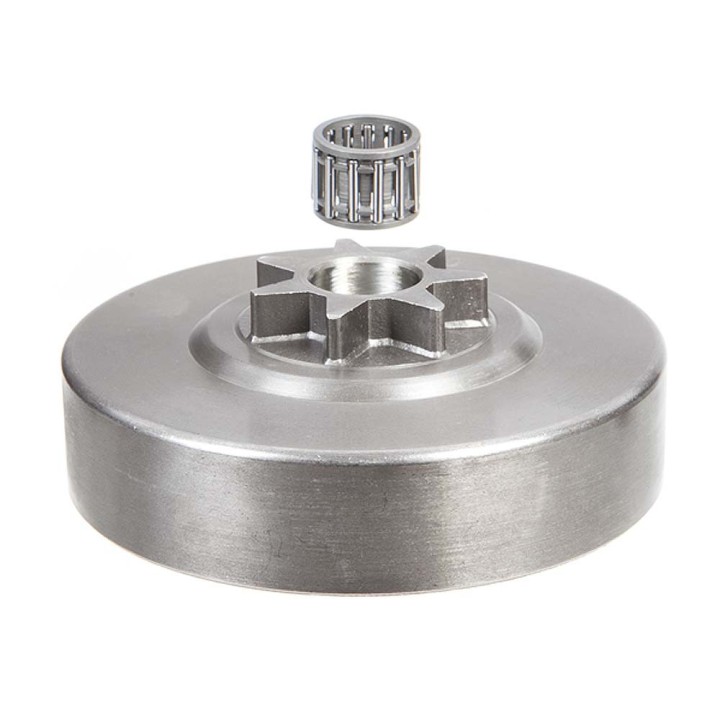 Pignon pour tronçonneuse Mc Culloch 3/8". 7 dents. Hauteur cloche 21,2 mm