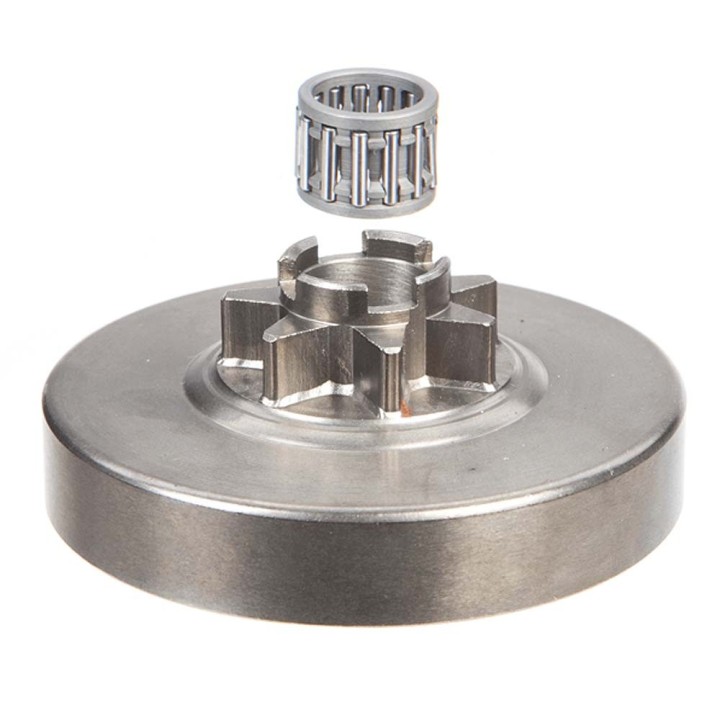 Pignon pour tronçonneuse Shindaiwa 3/8". 7 dents. Hauteur cloche 15 mm