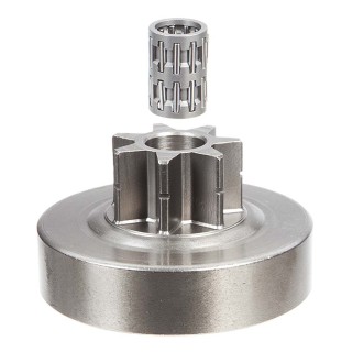 Pignon pour tronçonneuse Stihl 3/8". 7 dents. Hauteur cloche 18,8 mm