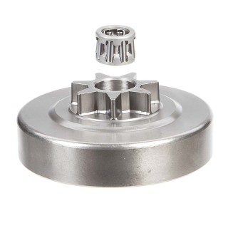 Pignon pour tronçonneuse Stihl 3/8". 7 dents. Hauteur cloche 18,1 mm