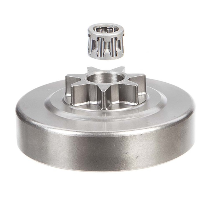 Pignon pour tronçonneuse Stihl 3/8". 7 dents. Hauteur cloche 18,1 mm