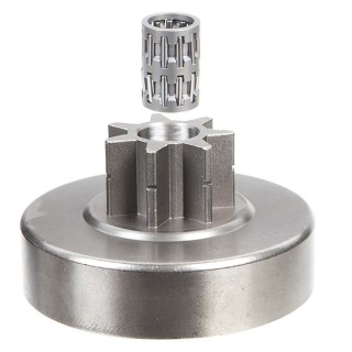 Pignon pour tronçonneuse Stihl 3/8". 7 dents. Hauteur cloche 20,7 mm