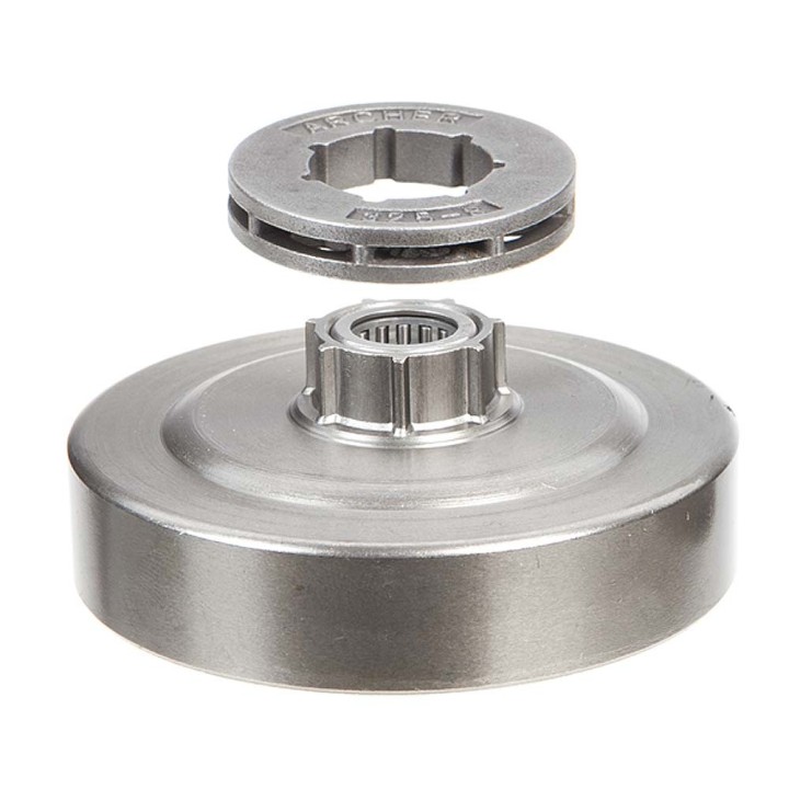 Pignon à bague pour tronçonneuse Husqvarna .325". 8 dents. Hauteur cloche 16,2 mm