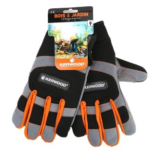 Gants gris. Bois et Jardin. Taille 9. Kerwood