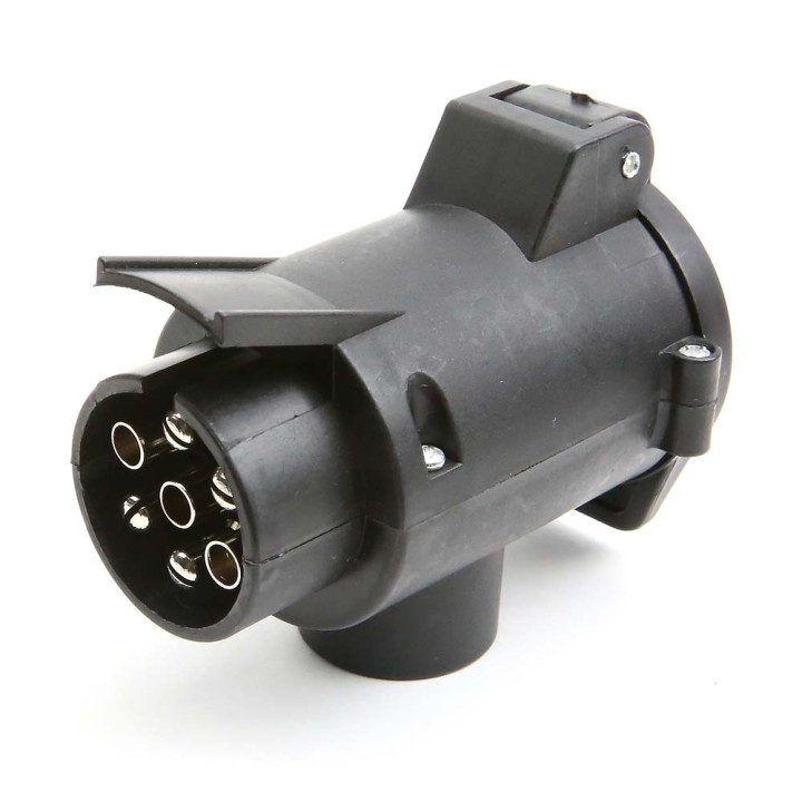 Prise mâle/femelle pour remorque, attelage. 7-13 broches