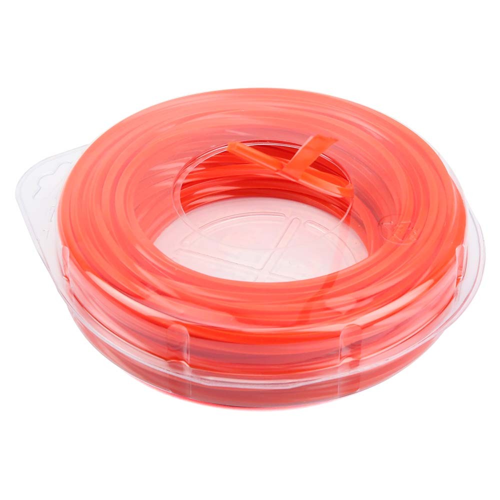 Fil Débroussailleuse Nylon Rond 2mm X 20m - Jaune | Riegolux 107641 Pour Entretien Jardin