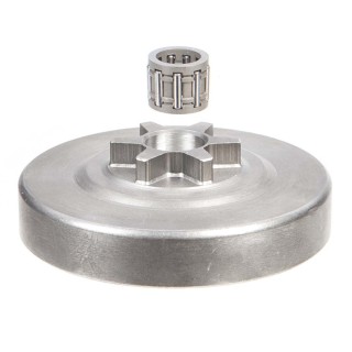 Pignon pour tronçonneuse Dolmar 3/8" LP. 6 dents. Hauteur cloche 13,6 mm