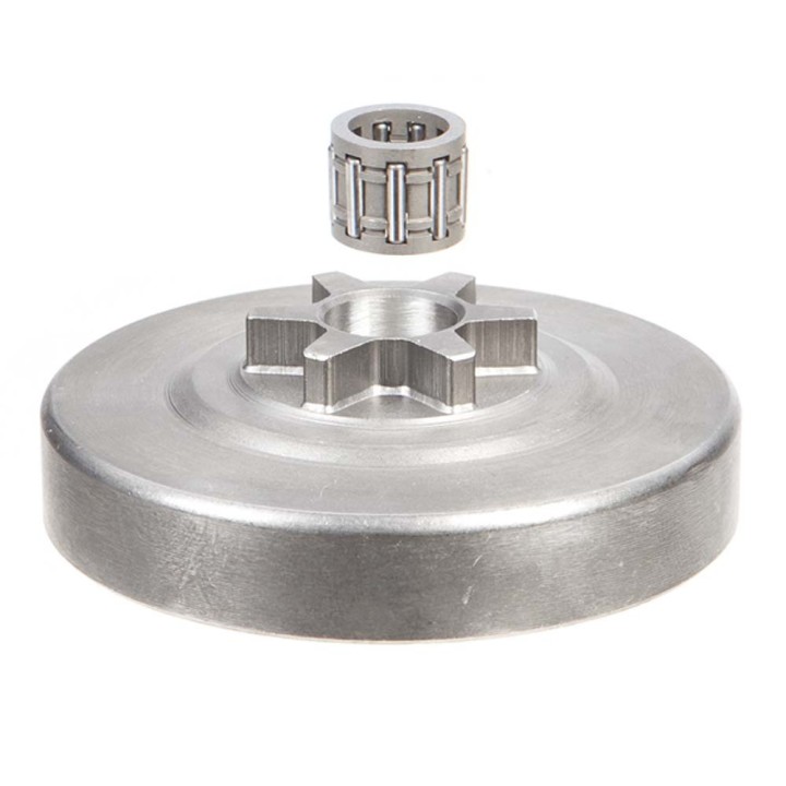 Pignon pour tronçonneuse Dolmar 3/8" LP. 6 dents. Hauteur cloche 13,6 mm