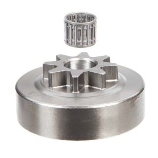 Pignon pour tronçonneuse Dolmar 3/8". 8 dents. Hauteur cloche 20,4 mm