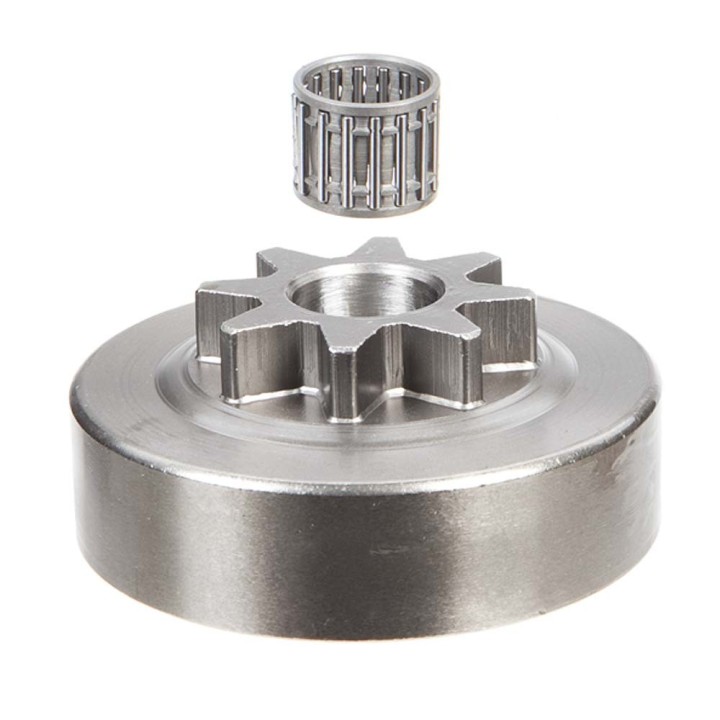 Pignon pour tronçonneuse Dolmar 3/8". 8 dents. Hauteur cloche 20,4 mm