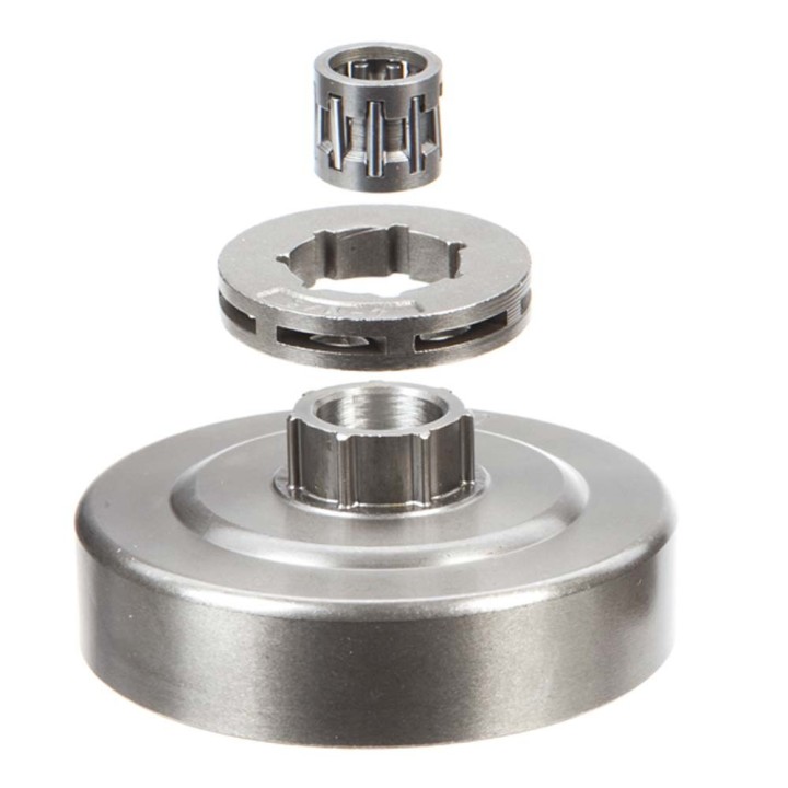 Pignon à bague pour tronçonneuse Husqvarna .325". 7 dents. Hauteur cloche 16,8 mm