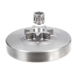 Pignon pour tronçonneuse Echo 3/8". 7 dents. Hauteur cloche 13,8 mm