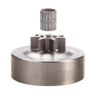 Pignon pour tronçonneuse Stihl 0,404". 7 dents. Hauteur cloche 24,4 mm