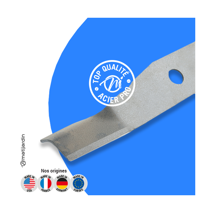 Lame tondeuse pour ALKO 32 EH. N° 548854. Coupe 31,3 cm