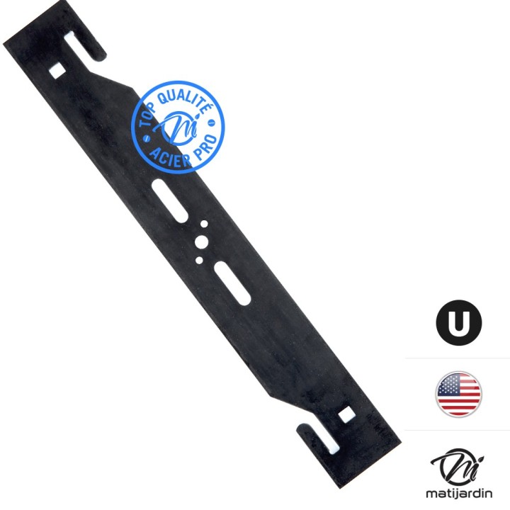 Lame tondeuse universelle. Emousseuse. Coupe 40,8 cm. Alésage 9,5 mm