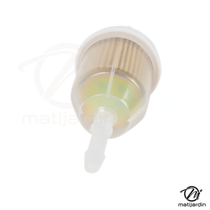 Filtre à essence avec une double sorties ( Ø 6,5 et 8 mm) de grand modèle