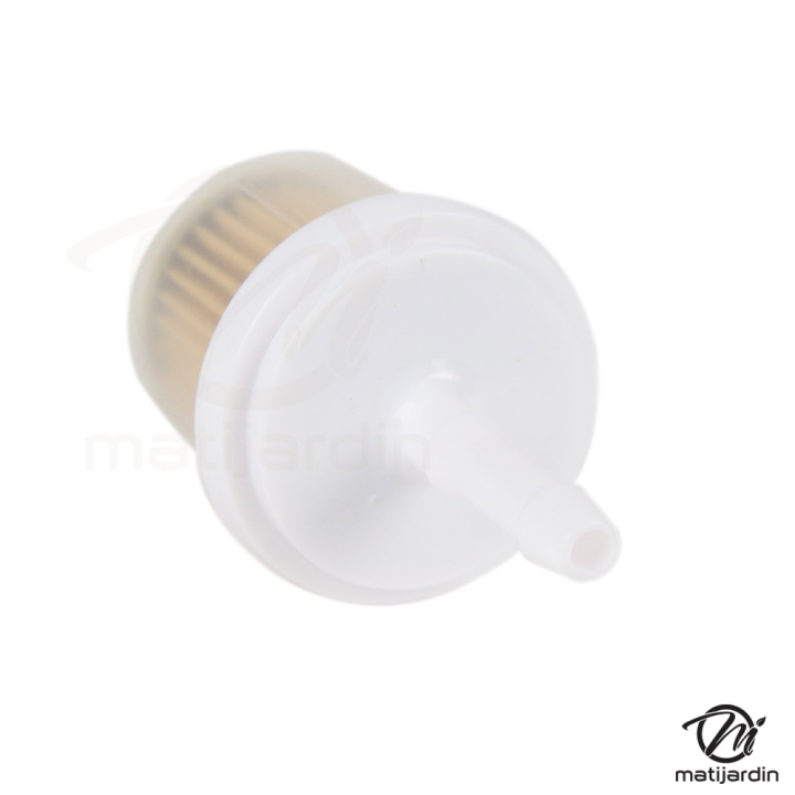 Filtre à essence avec une double sorties ( Ø 6,5 et 8 mm) de grand modèle