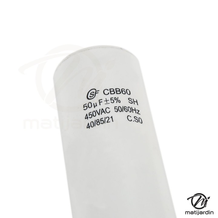 Condensateur de démarrage 50 MF