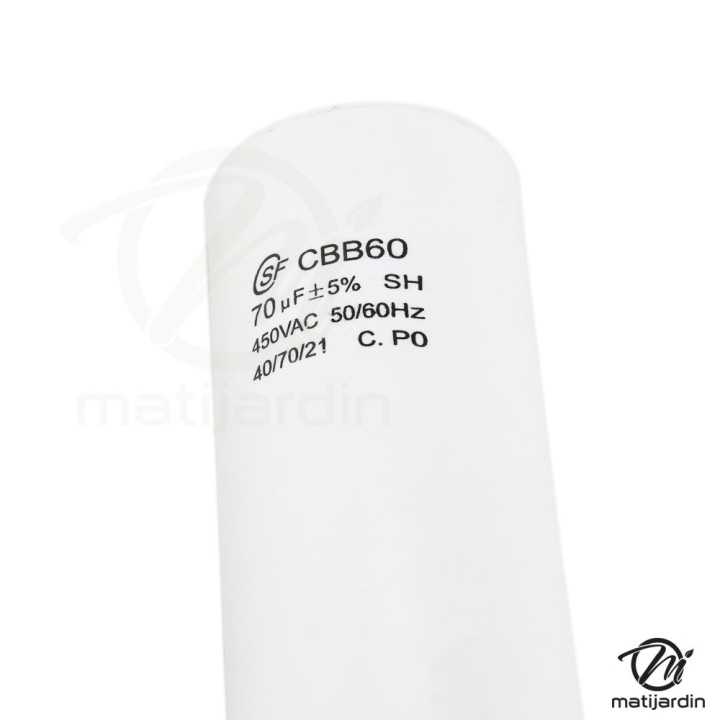 Condensateur de démarrage 70 MF
