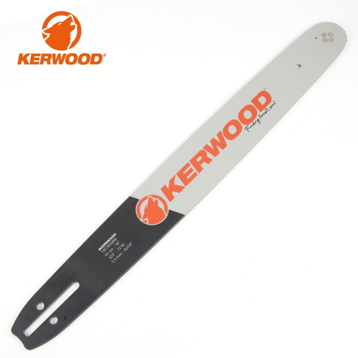 Guide tronçonneuse Kerwood 45 cm .325" 1,5 mm. 72 maillons. 18C3KSWB