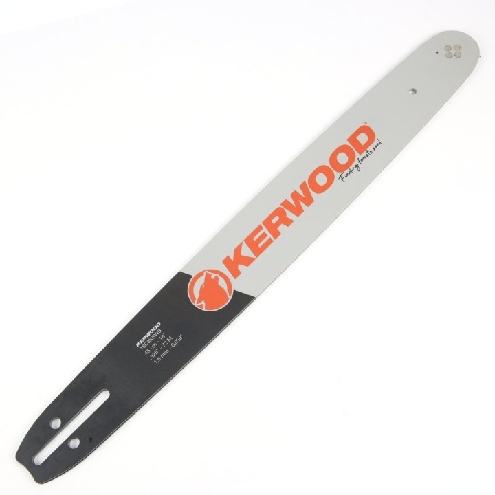 Guide tronçonneuse Kerwood 45 cm .325" 1,5 mm. 72 maillons. 18C3KSWB