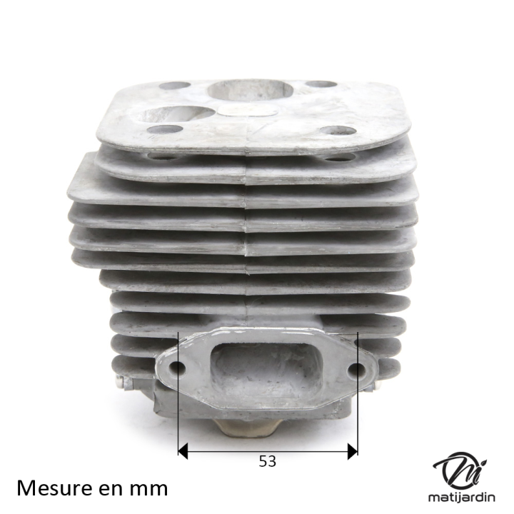 Cylindre piston adaptable pour tronçonneuse Husqvarna HS372XT. Diamètre 50 mm