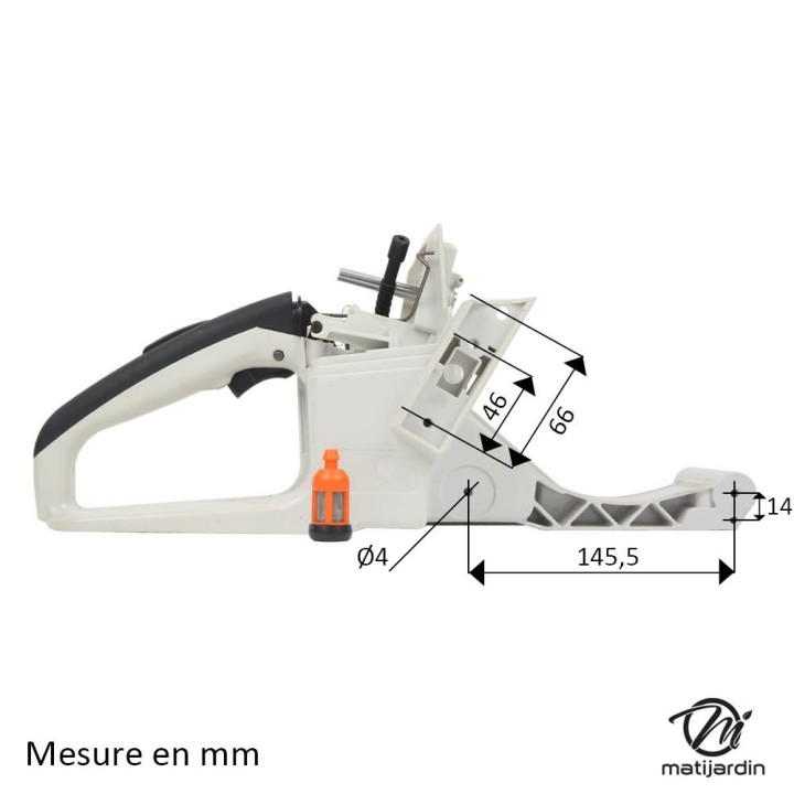 Carter réservoir pour tronçonneuse Stihl 034 MS340
