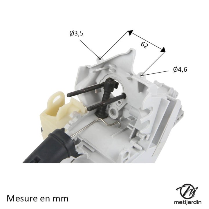 Carter réservoir pour tronçonneuse Stihl MS341 MS361