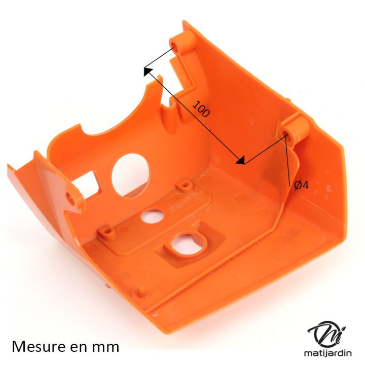 Carter carburateur + cylindre pour tronçonneuse Stihl 046 MS460