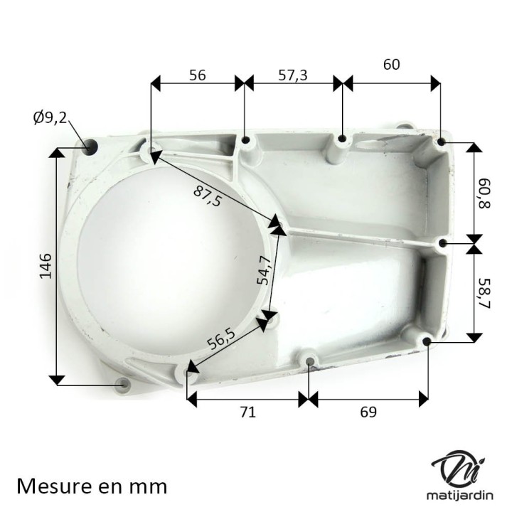 Carter réservoir pour tronçonneuse Stihl 075 076AV