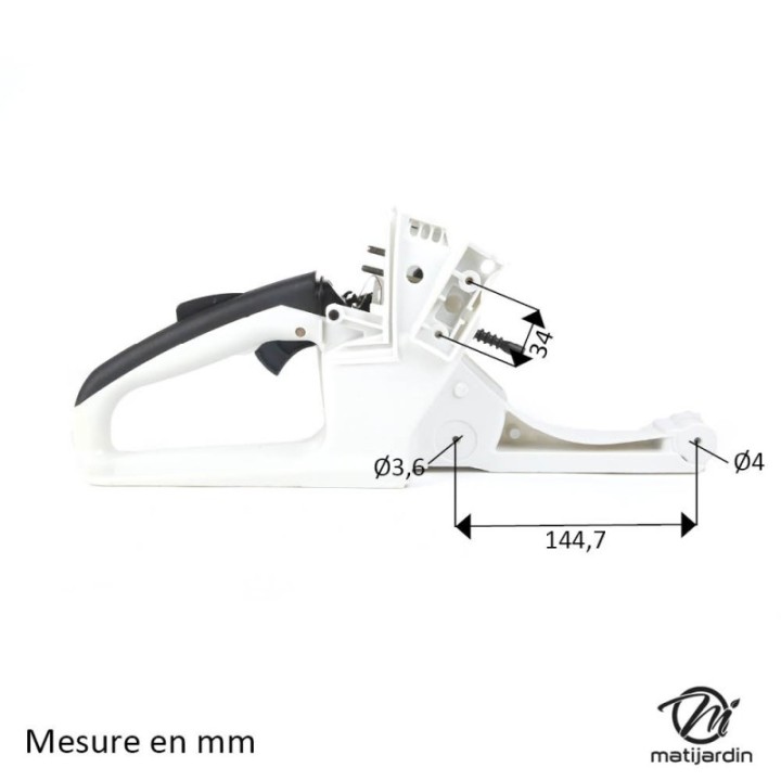 Carter réservoir pour tronçonneuse Stihl 026 MS260