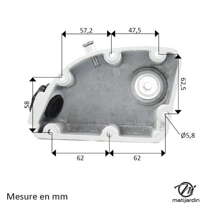 Réservoir d'huile pour tronçonneuse Stihl 070 090 Contra