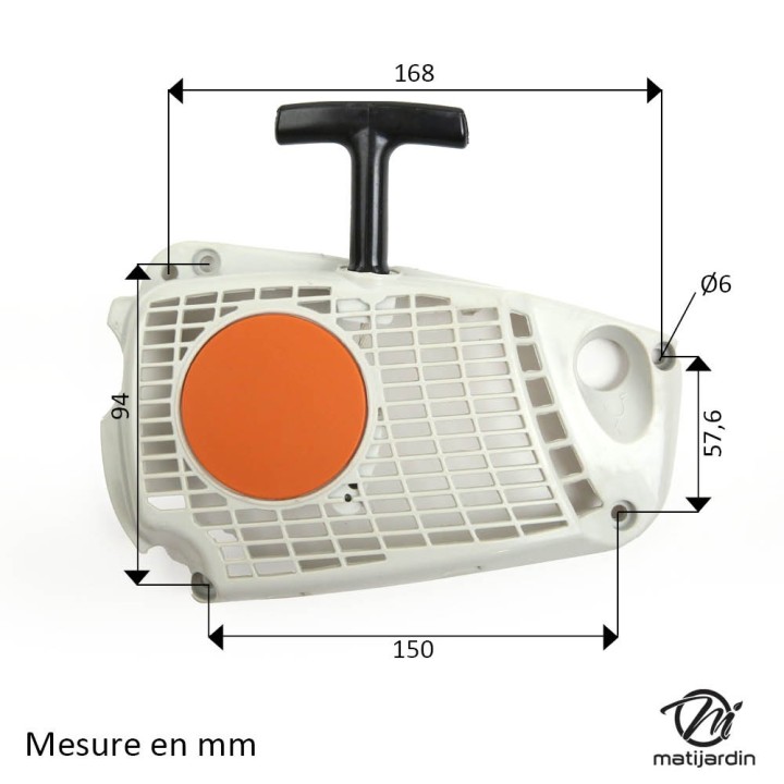 Lanceur complet pour tronçonneuse Stihl MS192T