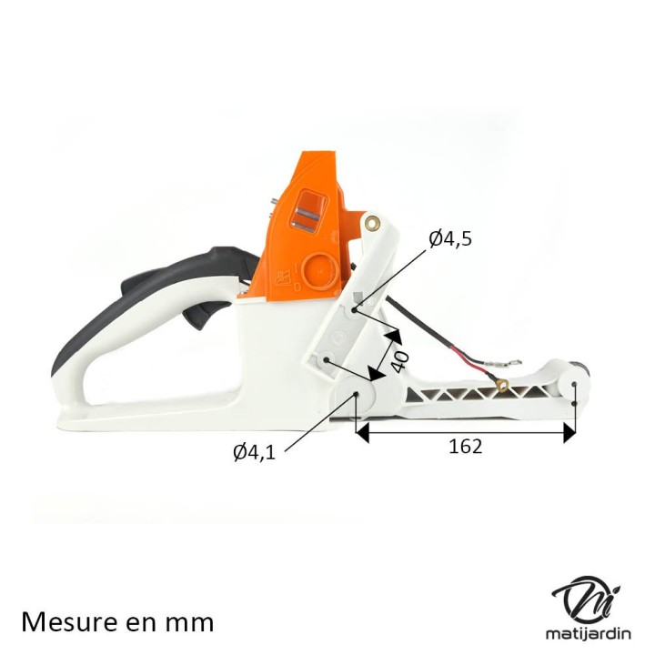 Carter réservoir pour tronçonneuse Stihl 066 MS660
