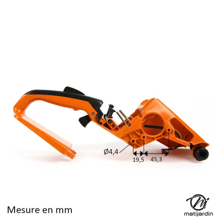Carter poignée de gaz pour tronçonneuse Stihl MS210